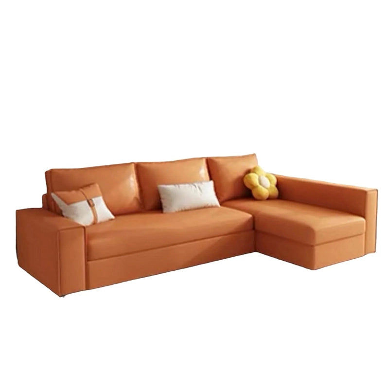 Transform your living space with this stylish and practical L shape sofa cum bed, the perfect blend of comfort and convenience.