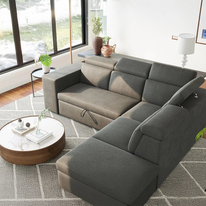 Upholstered in Nova Fabric, this piece offers practical use as both a sofa cum bed and guest sleeper. 