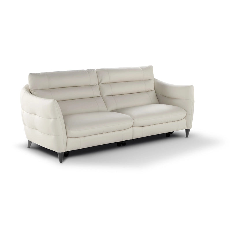 The furniture is crafted from termite-resistant neem wood and visually lightened with tufted detailing.