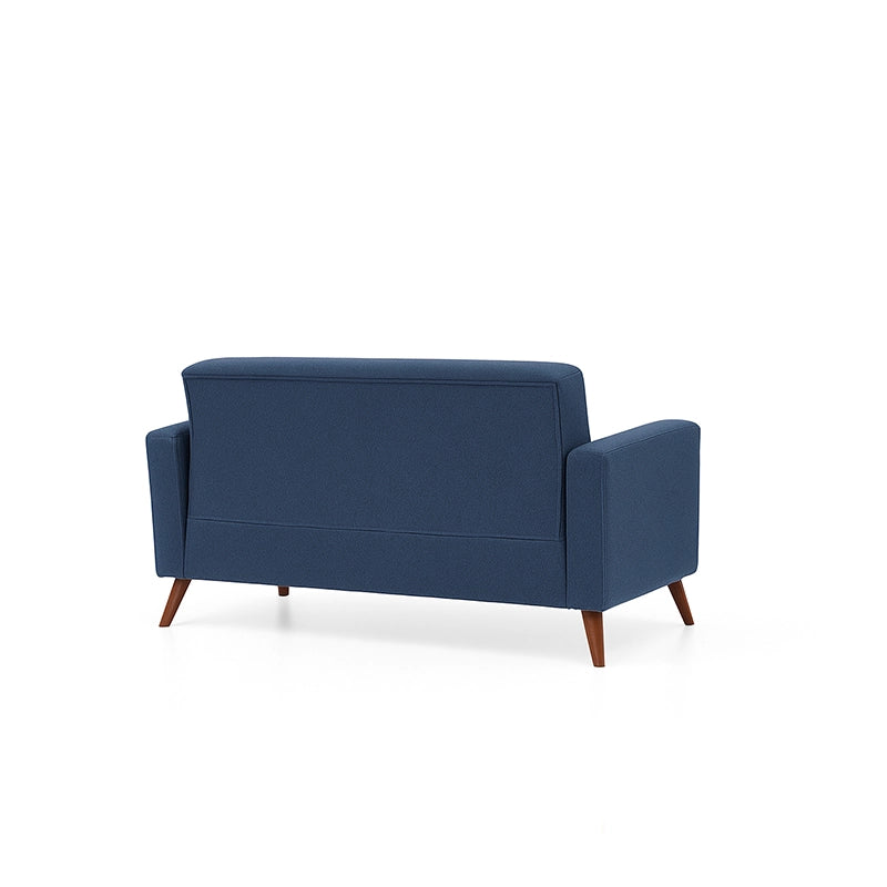 Blue sofa on a white background