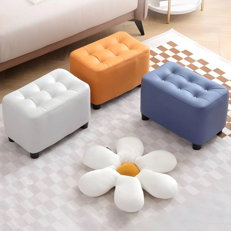 Lightweight and stackable, it's perfect for small homes or as a playful ottoman seating option in kids’ rooms.