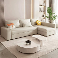 Decorative pillows with deep cushioned seating – sofa bed design sleeper set