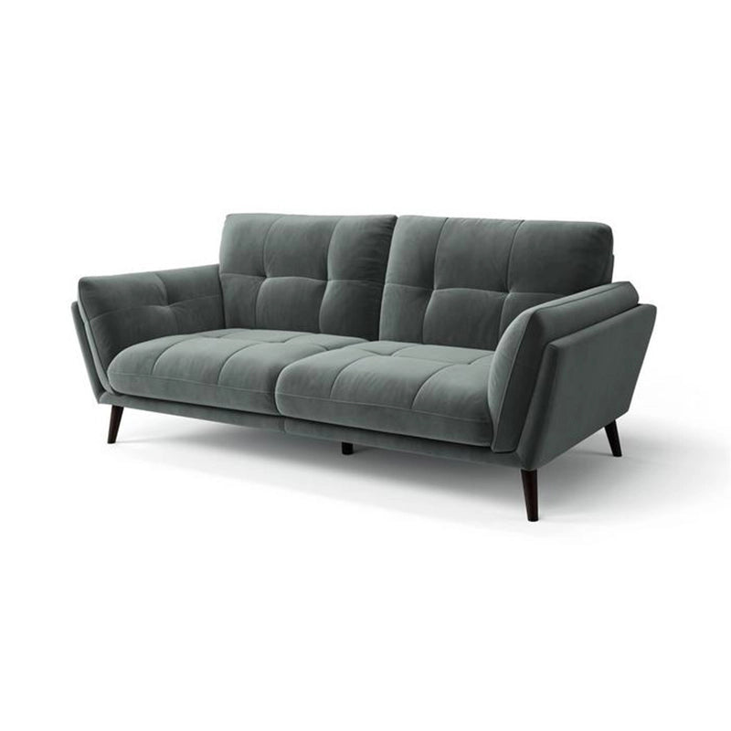 Mid-century silhouette image in grey – fabric sofa, corner sofa set