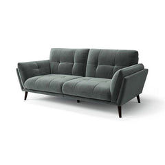 Mid-century silhouette image in grey – fabric sofa, corner sofa set