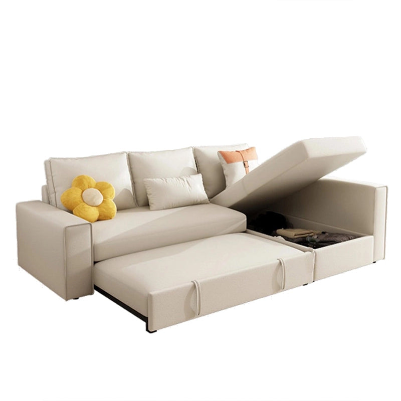 Designed as a right-arm sofacumbed with an integrated pull-out bed and lift-up storage chaise, it suits compact Indian homes and guest-ready setups. 