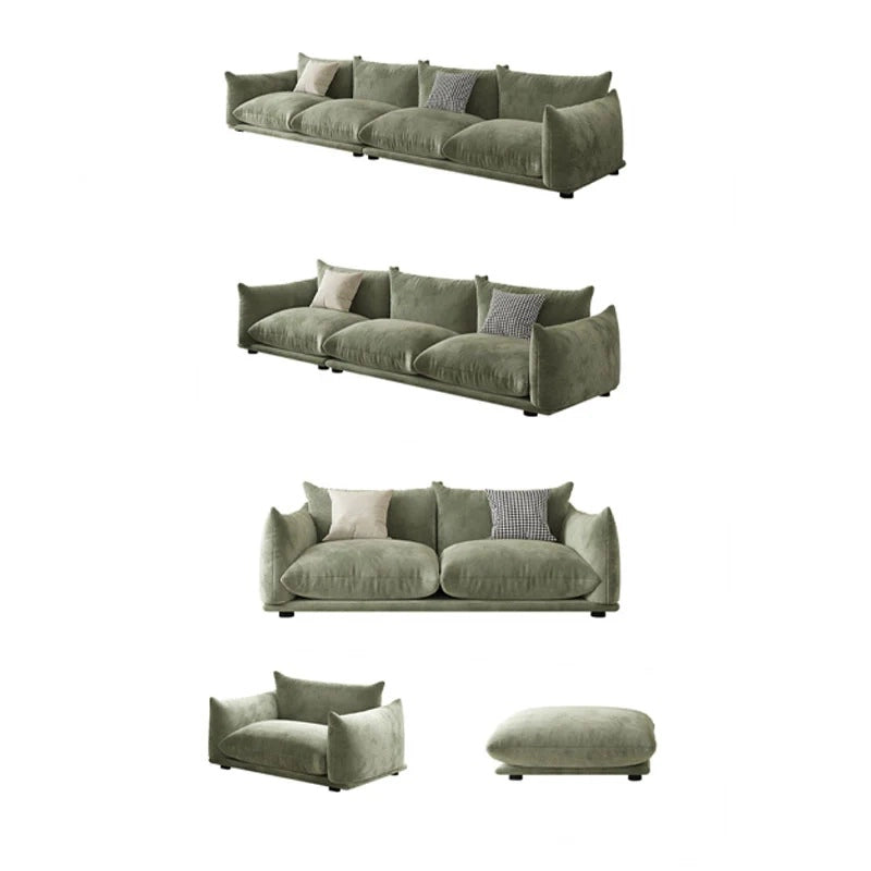 Offered in 1, 2, 3, and 4 seater couch formats, its soft armrests and ultra-deep cushions ensure lasting comfort.