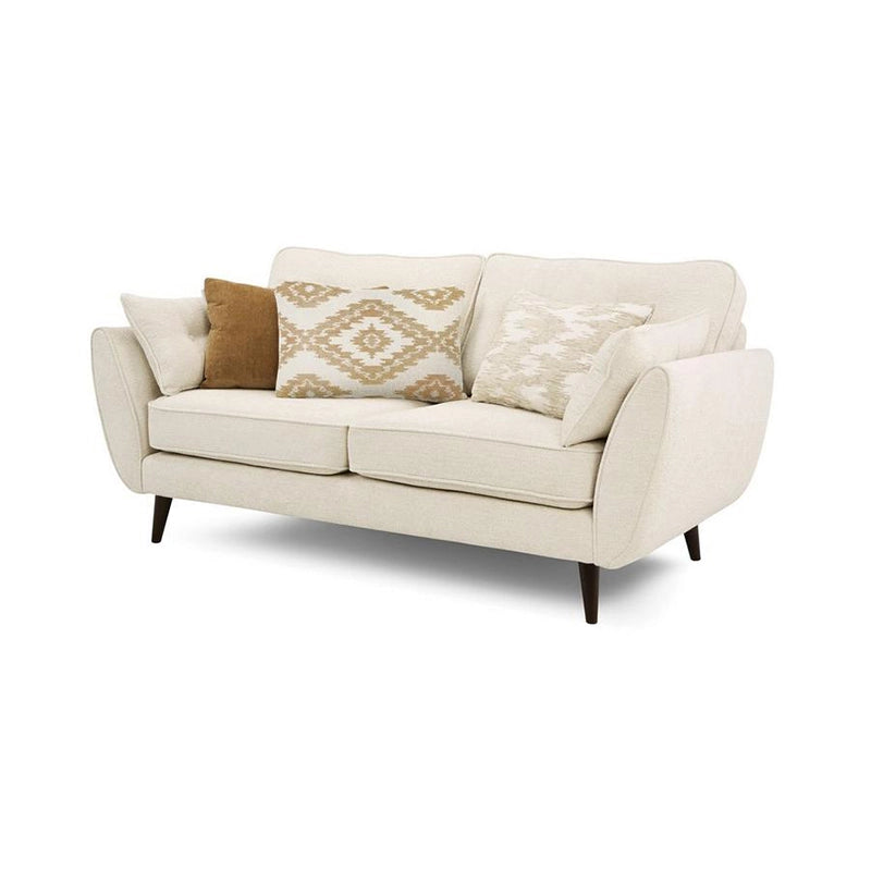 Thoughtfully constructed with anti-termite neem wood, spring-loaded foam cushioning, and a sleek low-back profile, it blends function with form.